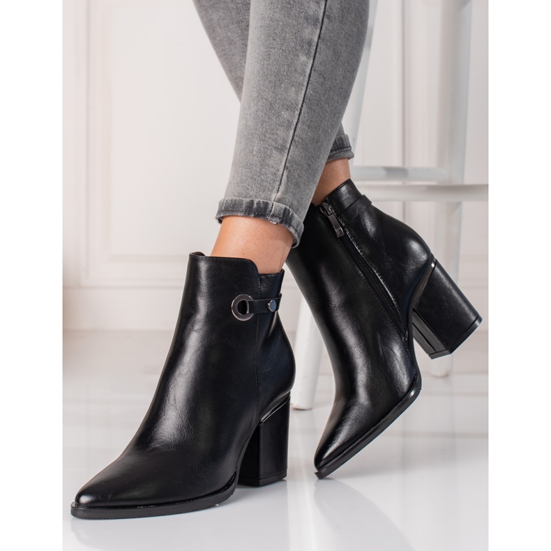 W. Potocki Naisten saappaat Potocki mustassa tolppassa 1