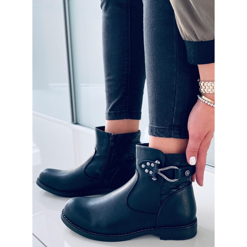 BM Dustin Black naisten saappaat musta 2