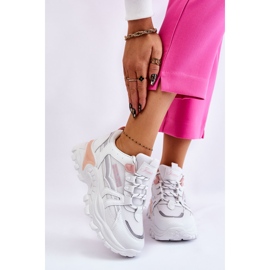 BM Muodikkaat naisten lenkkarit, valkoinen-vaaleanpunainen Biko 1