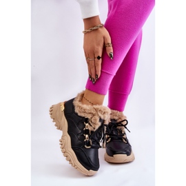 PM1 Naisten eristetyt urheilukengät, kiristysnauha, musta beige Kerberos 1