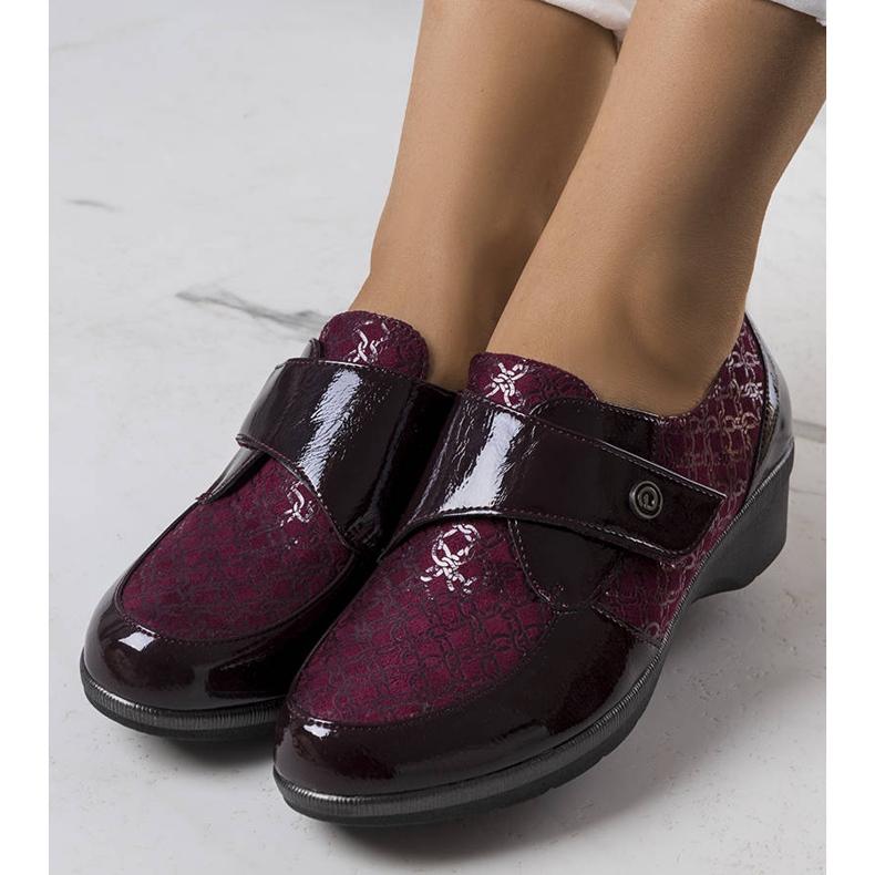BM Maroon brogues Drancysta punainen 1