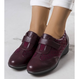 BM Maroon brogues Ettesiltä punainen 1