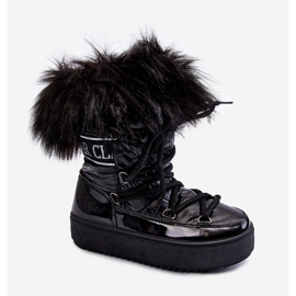 PM1 Lasten eristetyt lumisaappaat, kiristettävä musta Colioris 1