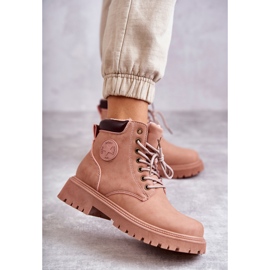 News Lämpimät nahkasaappaat Pinkki Felizia Trappers vaaleanpunainen 2