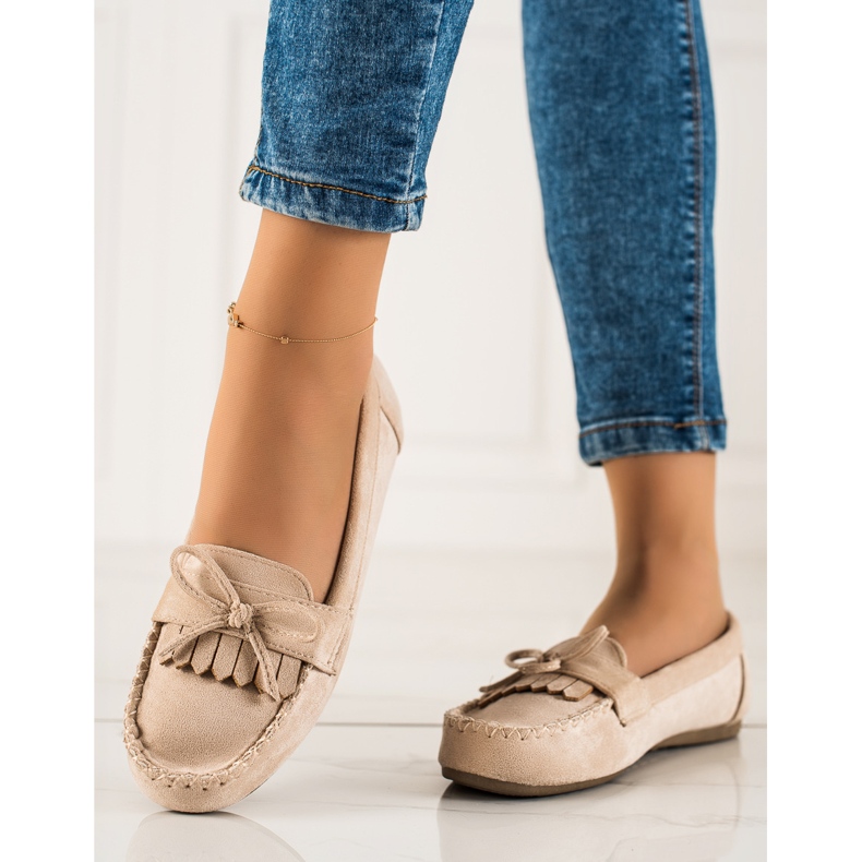 TRENDI Rento Mokkanahka Loafers beige 1