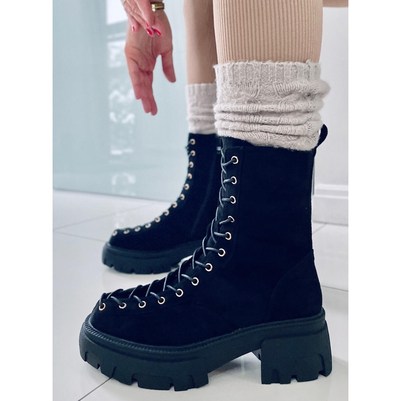 BM Wayne Black naisten nauhakengät musta 1