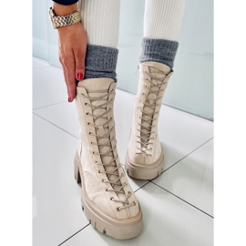 BM Wayne Beige naisten nauhakengät 2