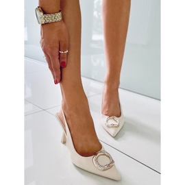 BM Constance Beigen avoimet kantapääpumput 1