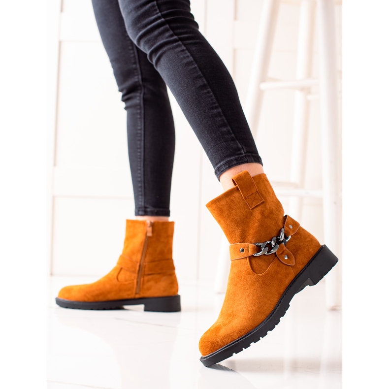 Weide Klassiset mokkanahkatyöt oranssi 1