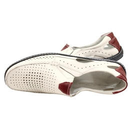 Olivier Miesten valkoiset nahkaiset mokasiinit 901 kesäkengät valkoinen 5