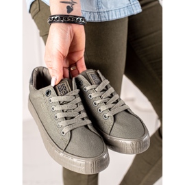 Big Star naisten tennarit JJ274078 vihreä 1