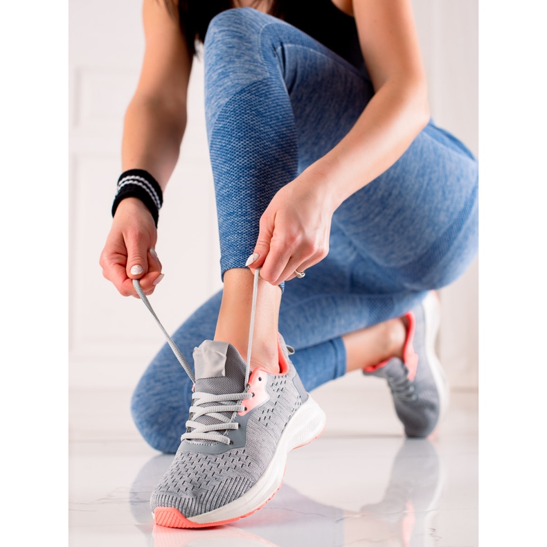 TRENDI Sidotut urheilukengät harmaa 1