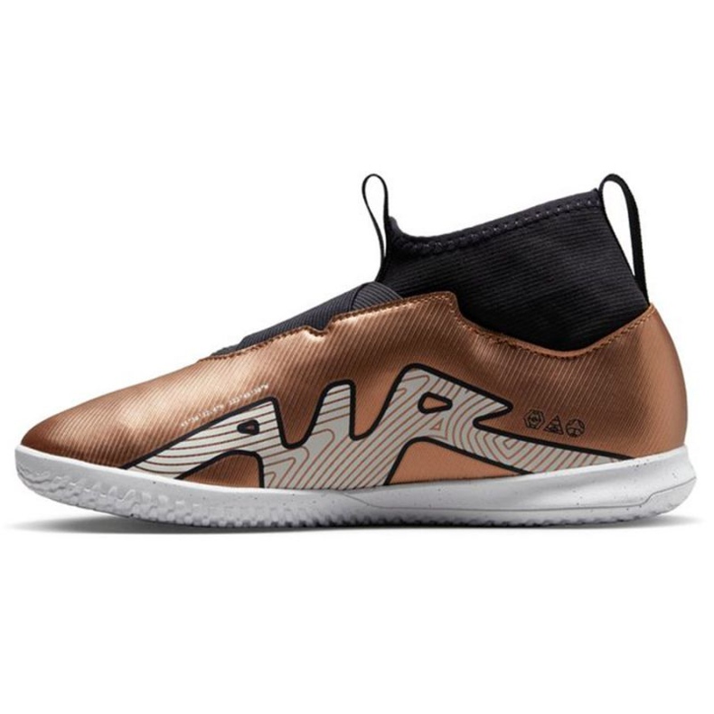 Nike Zoom Mercurial Vapor 15 Academy Qatar Ic Jr DR6050 810 jalkapallokengät ruskea valkoinen 1