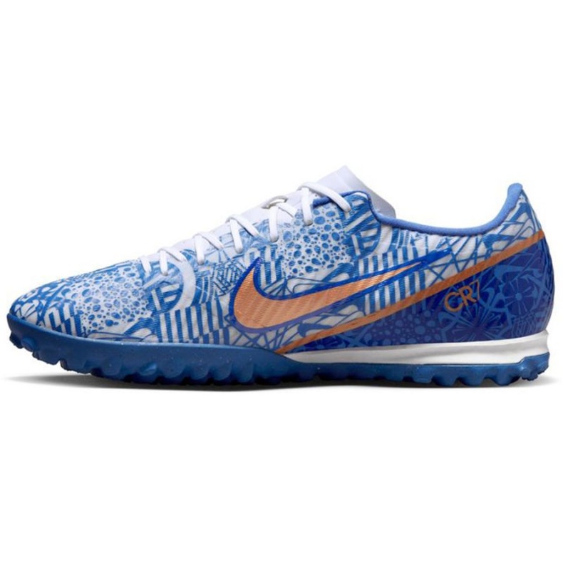 Nike Zoom Mercurial Vapor 15 Academy CR7 Tf M DQ5319 182 jalkapallokengät sininen sininen 1