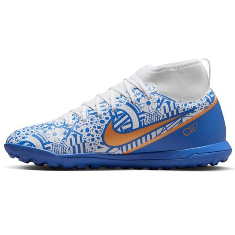 Nike Zoom Mercurial Superfly 9 CR7 Tf Jr DQ5330 182 jalkapallokengät monivärinen sininen 1