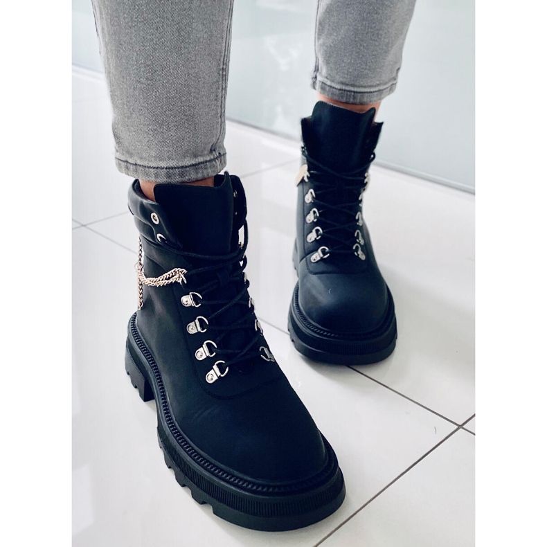 PA1 Hudsonin mustat trapper-saappaat 2