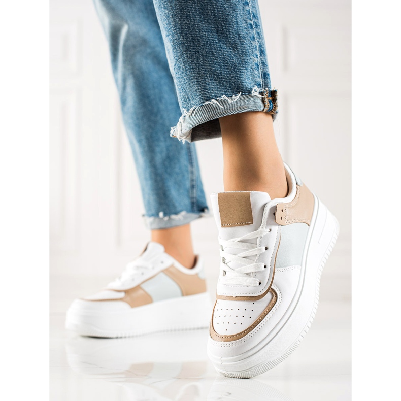 TRENDI Muodikkaat tennarit leveällä alustalla monivärinen 2