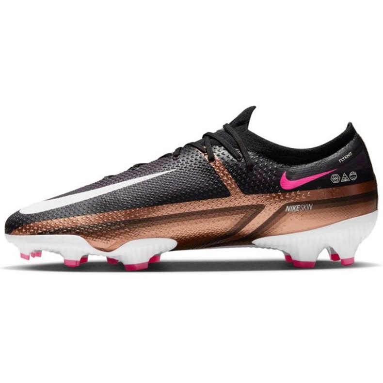 Nike Phantom GT2 Pro Qatar Fg M DR5959 810 jalkapallokengät ruskea, musta musta 1