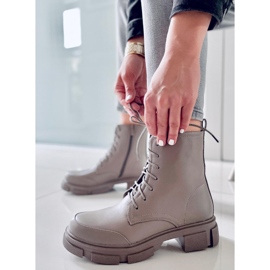 BM Pyöreitä saappaat Coley Olive vihreä 1