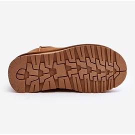 Muodikkaat mokkanahkaiset Low Snow Boots Camel Nucca ruskea 2
