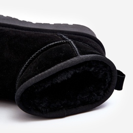 Muodikkaat mokkanahkaiset Low Snow Boots Musta Nucca 1