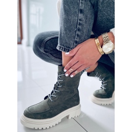 Roisin Green mokkanahkasaappaat vihreä 1