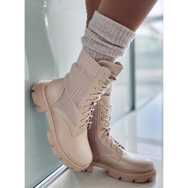 BM Työntekijät, joilla on joustava Calling Beige -päällinen 2