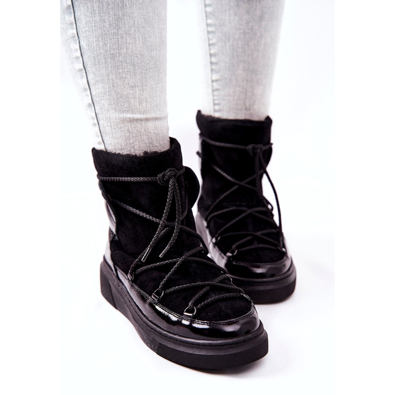 FILIPCZYK Eristetyt mokkanahkakengät musta 3 FILIPCZYK Eristetyt mokkanahkakengät musta 3