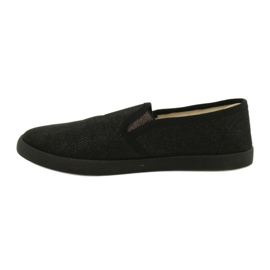 Sabatina Slip-on lenkkarit musta glitter DMC-15 1