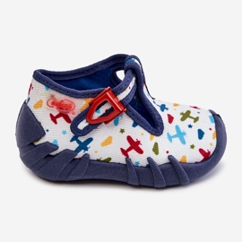 BEFADO S.A. Kengät Tossut Befado Planes 110P463 Valkoinen ja tummansininen laivastonsininen 2