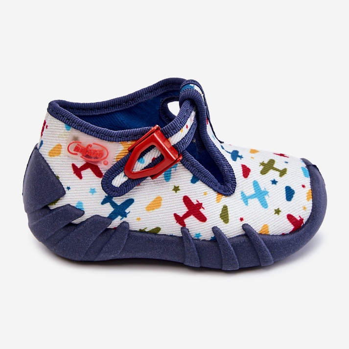 BEFADO S.A. Kengät Tossut Befado Planes 110P463 Valkoinen ja tummansininen laivastonsininen 2