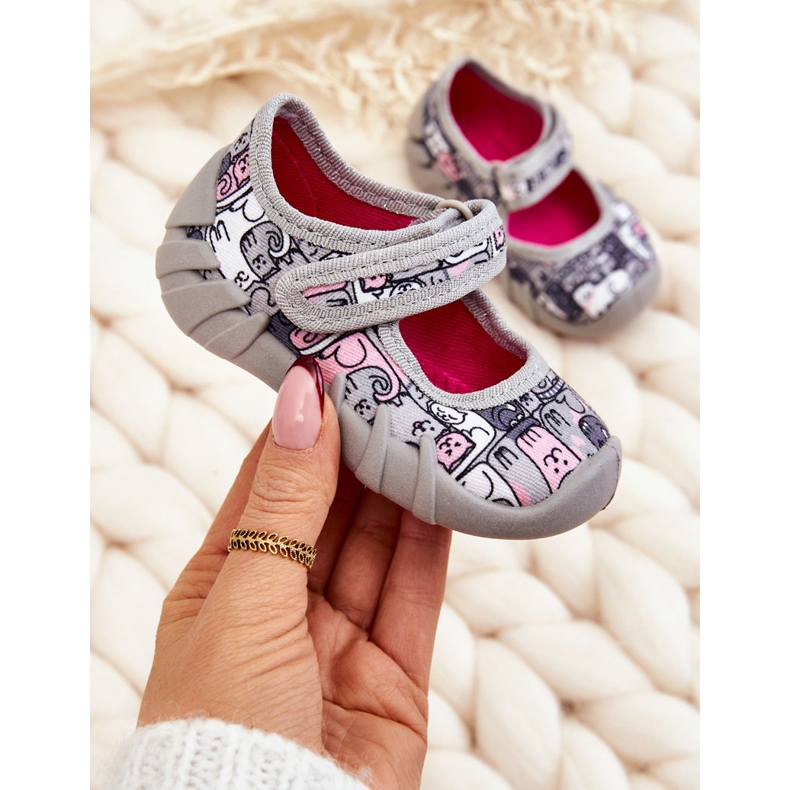 BEFADO S.A. Ballerina Tossut Befado Kotki 109P261 Harmaa 1