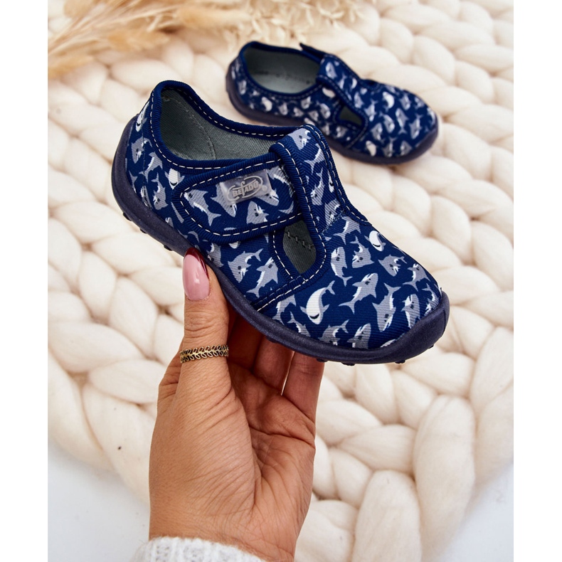 BEFADO S.A. Lasten tossut Befado Sharks 010X032 tummansininen laivastonsininen 1