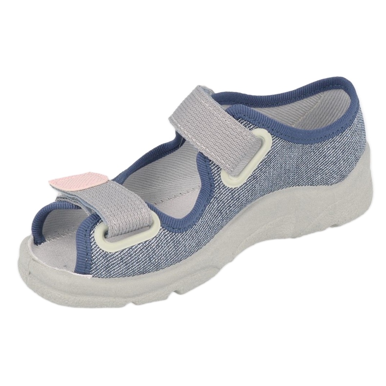 Befadon lasten sandaalit Velcro 969x167 Blue-Gray sininen 1
