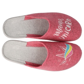 Befado värilliset naisten kengät 235D186 vaaleanpunainen 1