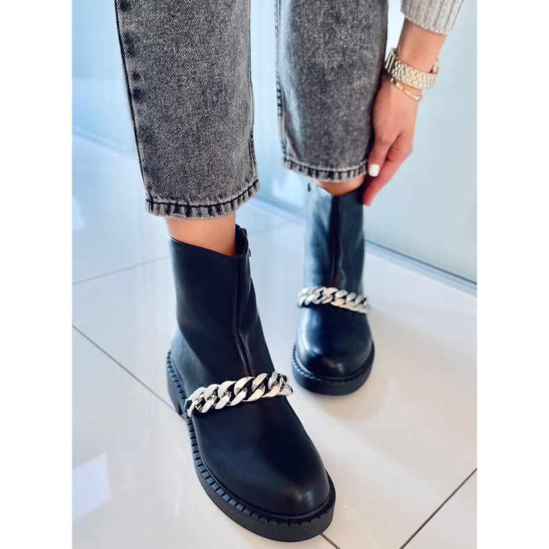 PA1 Foster Black naisten ketjunilkkurit musta 1