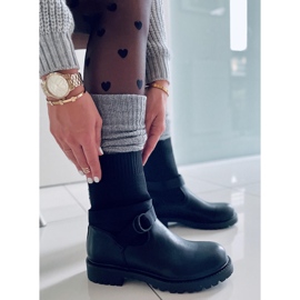 Saappaat joustavalla Walls Black -päällisellä musta 2