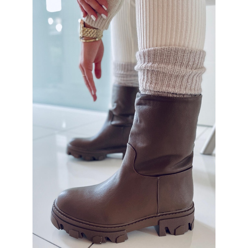 PA1 Saappaat, joissa suora päällinen Bunton Army Green ruskea khaki 1