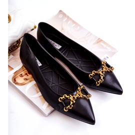 WS1 Naisten spitz-ballerinat mustalla Carlos-koristeella 4