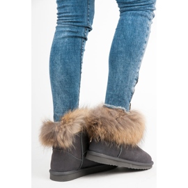 Coco Perla Nahkainen Mukluki harmaa 2