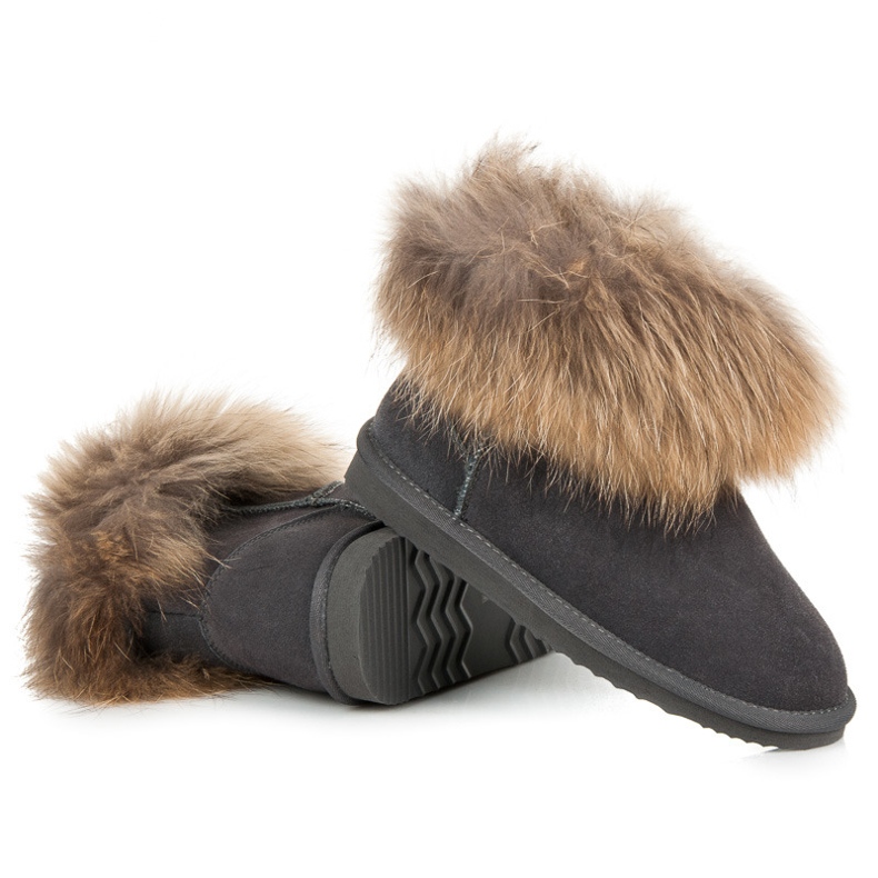 Coco Perla Nahkainen Mukluki harmaa 1