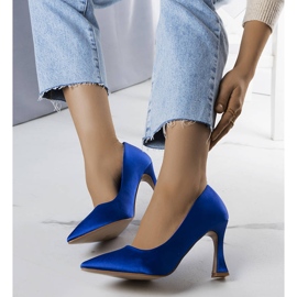 BM Otto siniset tiimalasin kantapääpumput sininen 1