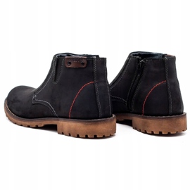 Olivier Miesten saappaat 815 Musta nahkakengät 4