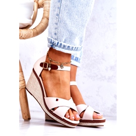 PS1 Naisten wedge sandaalit beige Veenus ruskea 2