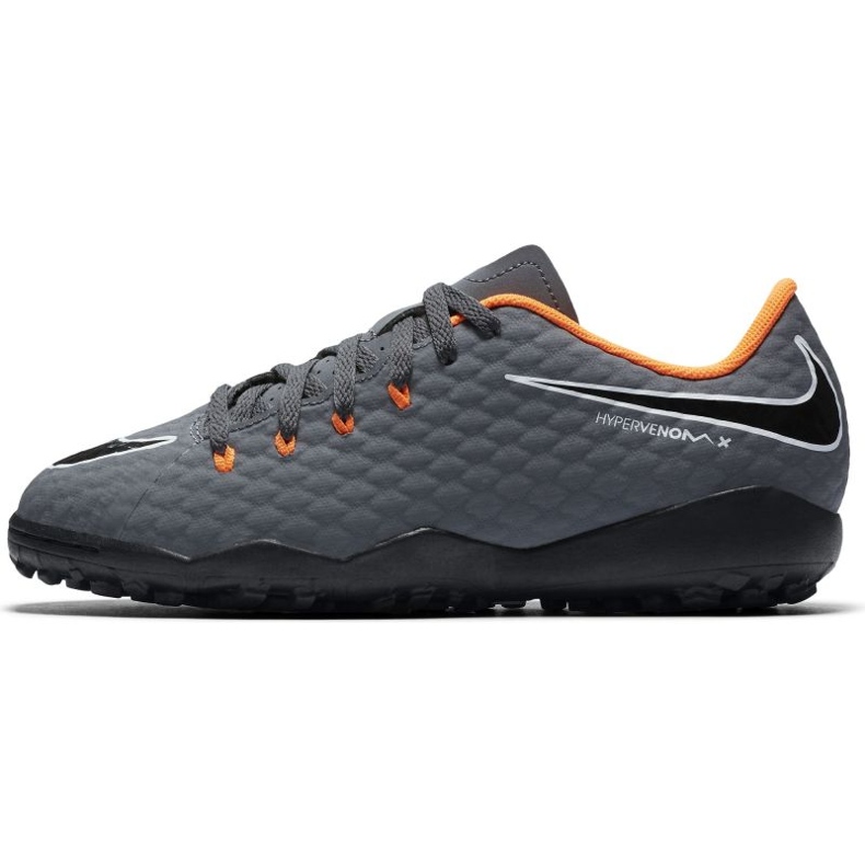 Nike Hypervenom PhantomX 3 jalkapallokengät harmaa harmaan sävyjä 2