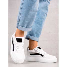 Weide Vapaa-ajan kenkiä alustalla valkoinen 1