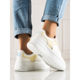 TRENDI Värikkäät muodikkaat tennarit valkoinen monivärinen 1