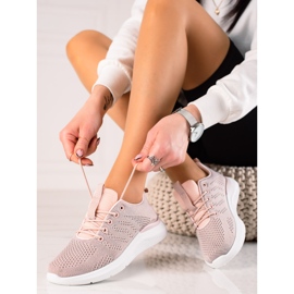 TRENDI Vaaleanpunaiset kengät vaaleanpunainen 1