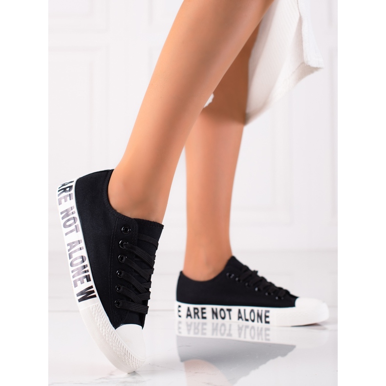 SHELOVET Mustat muoti lenkkarit 2