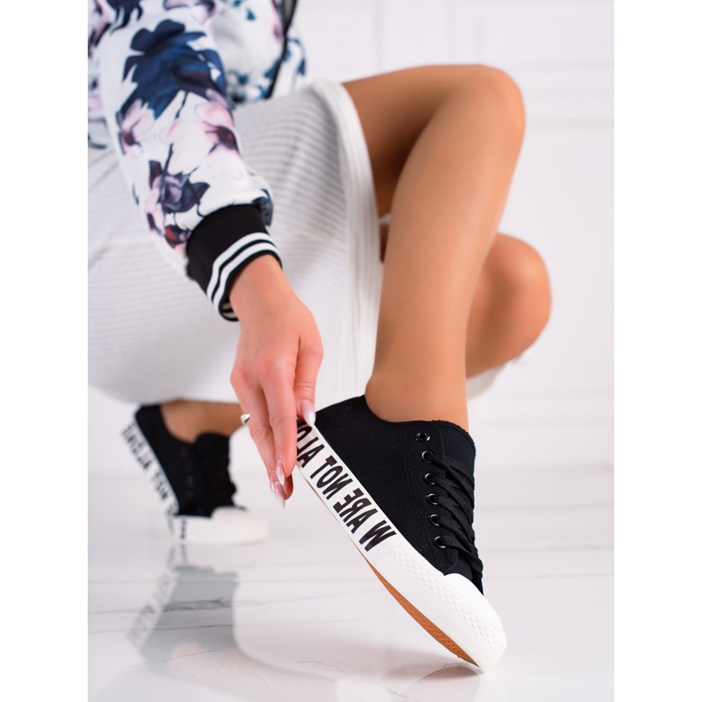 SHELOVET Mustat muoti lenkkarit 1